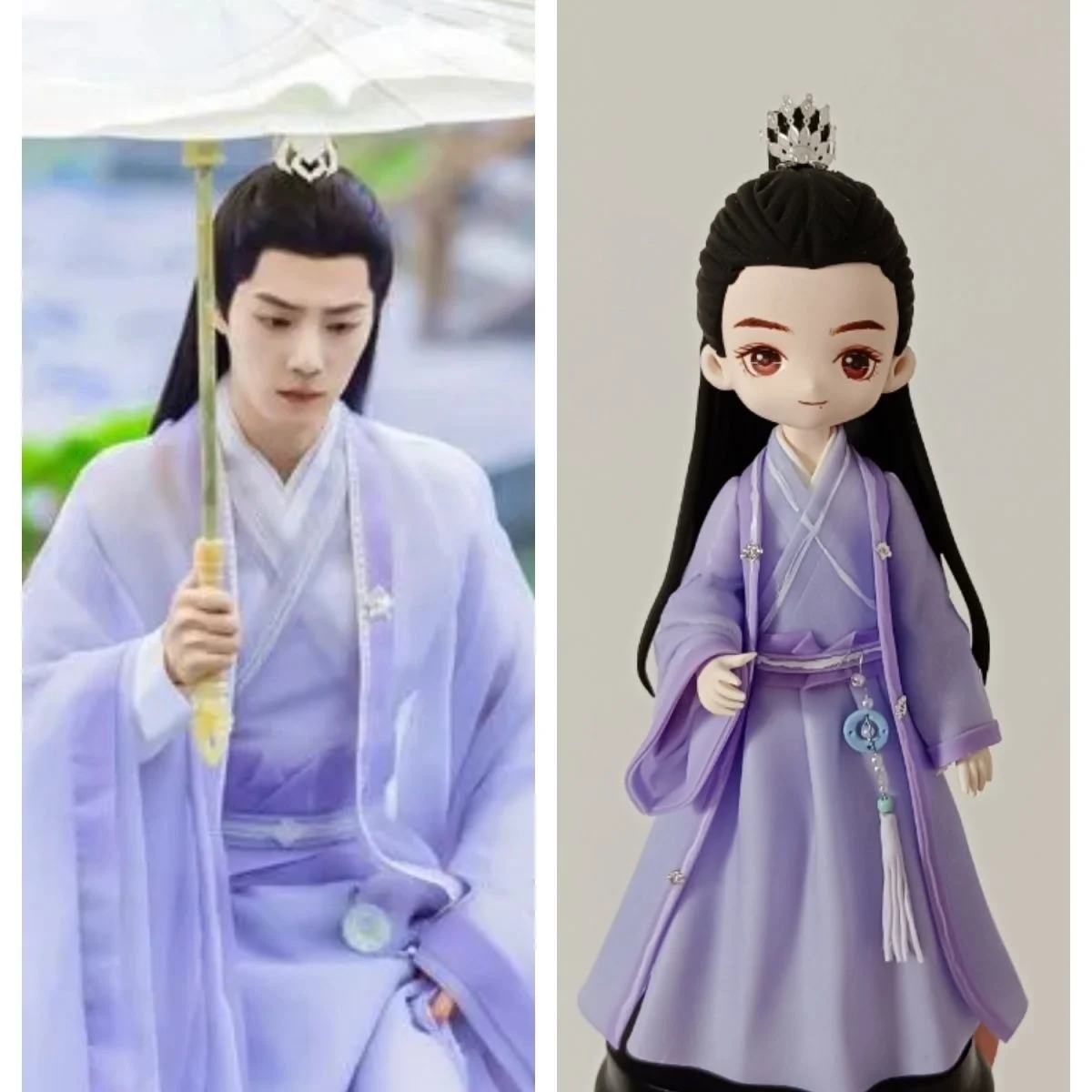 

Yu Gu Yao Xiaozhan Shiying глина ручной работы Xiao Zhan Shi Ying God фигурки реквизит под старину