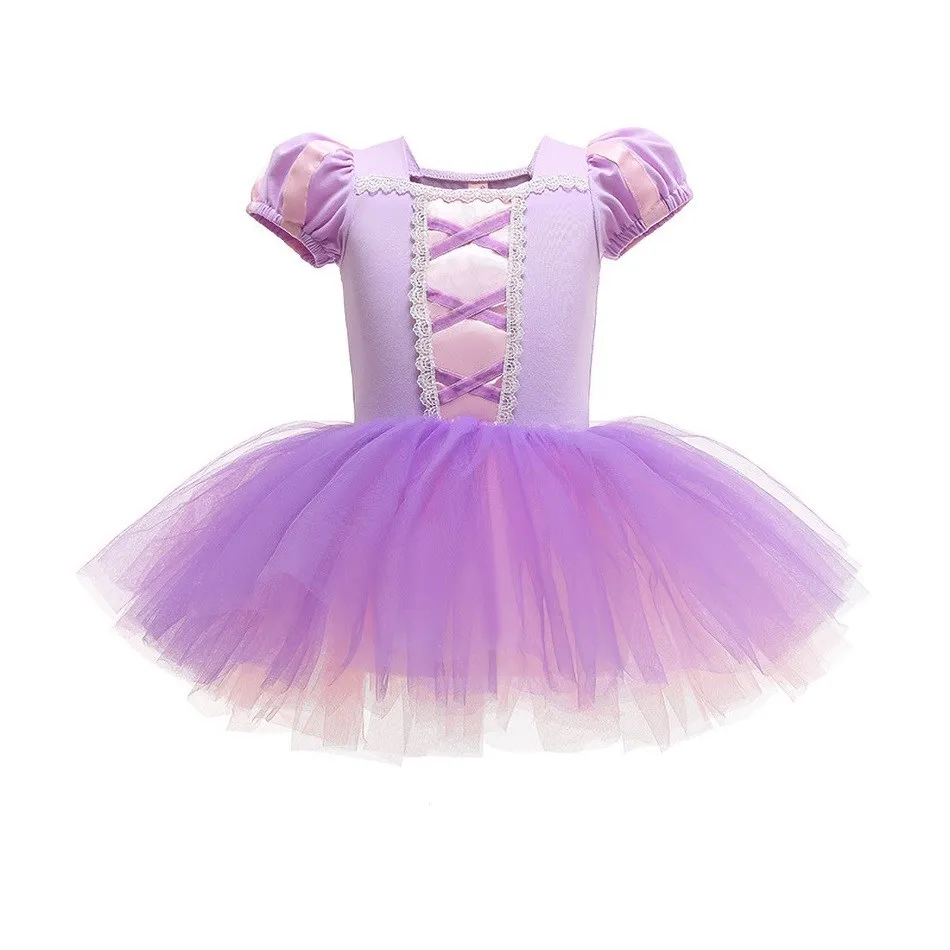 Baby Girl Ballet Dress Children Snow White Rapunzel Cinderella Elsa Anna Dress Kids Birthday Party Carnival Costume 3-10 Years