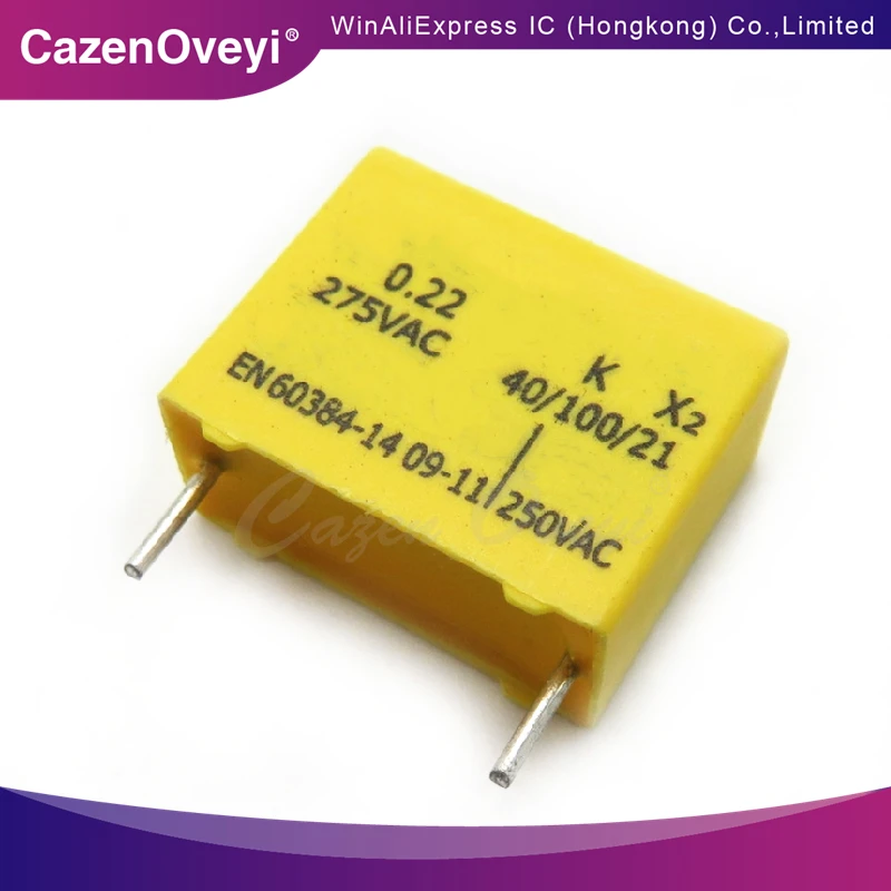 5 шт. защитный конденсатор MPX40/100/21 Φ 0 22 K275V UF 224K
