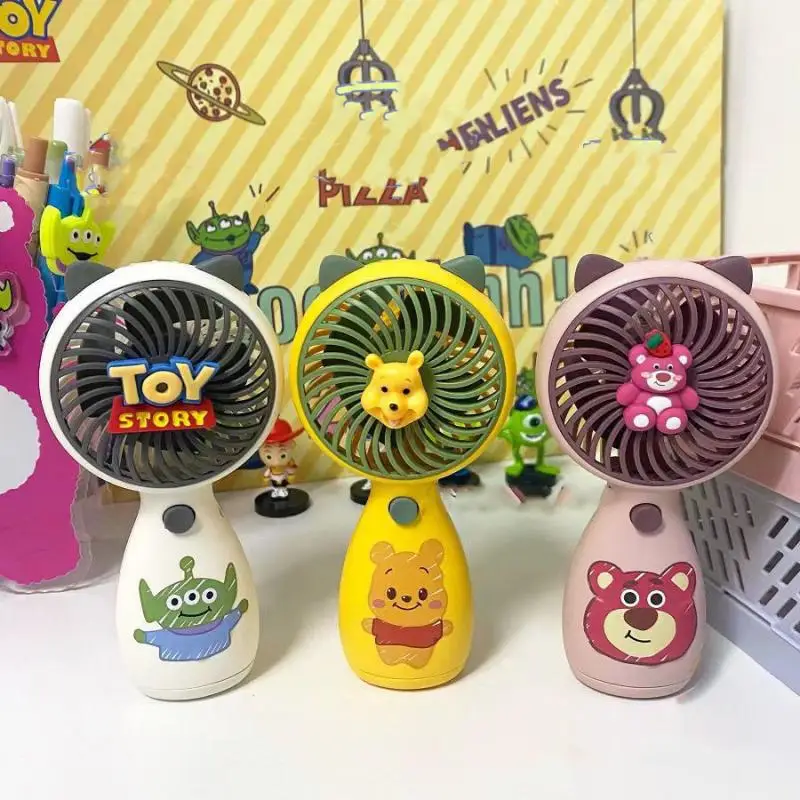 

Disney Winnie Lotso Alien USB Hand-Held Small Fan Creative Portable Cute Kawaii Mini Natural Wind Fan Couple Students Gift