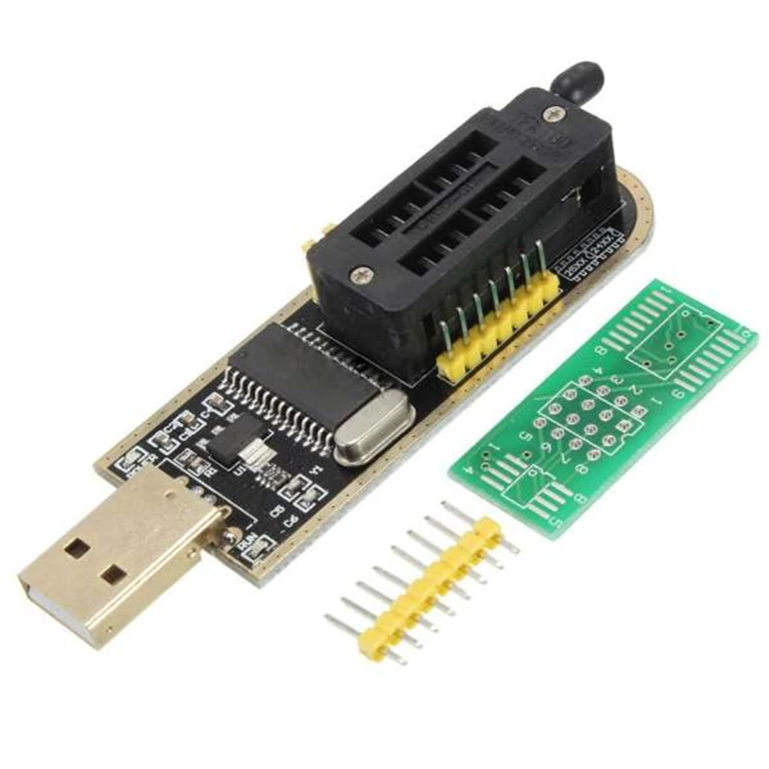 USB-программатор CH341A 24 25 серия EEPROM модуль программатора с флэш-BIOS + зажим SOIC8 SOP8 для