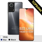 Смартфон S22 Ultra, Android, 6,7 дюйма, 16 ГБ, 512 ГБ