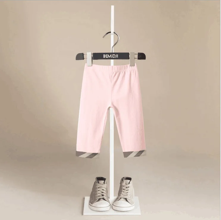 

Kids Pant 2022 Spring Summer Girls Legging Children Slim Trousers Sweet Baby Girl Plaid Stretch Pants Children Clothing