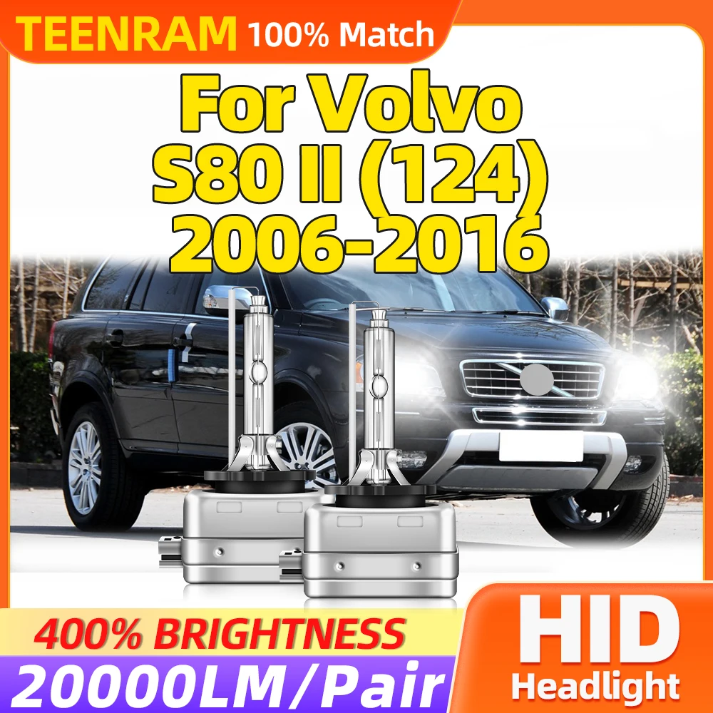 

Ксеноновые фары 12 В, 35 Вт, ксеноновые лампы 124 лм для Volvo S80 II (2006) 2008-2009 2010 2011 2012 2013 2014 2016 2015