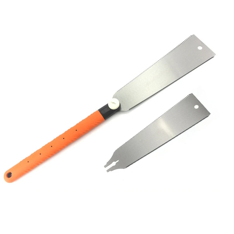 

Double Edge Hand Saw SK5 Flexible Replacement Blade 10/18 TPI Sharp and Light Flush Cut Wood Pull Saw for Woodworking Tools