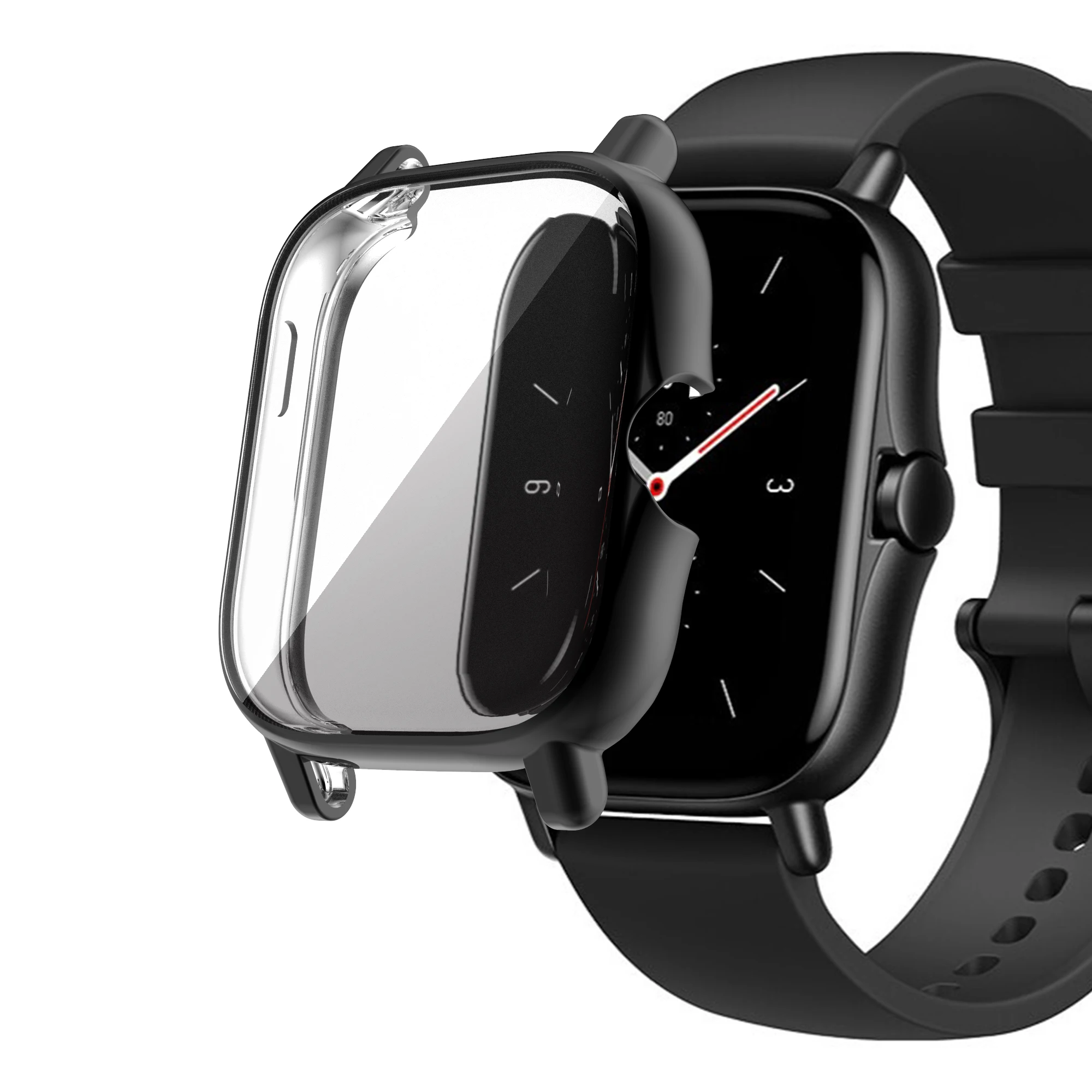 

Чехол с полным покрытием для часов Huami Amazfit GTS 2, защитный чехол с покрытием, мягкий чехол-бампер из ТПУ для смарт-часов Amazfit GTS2