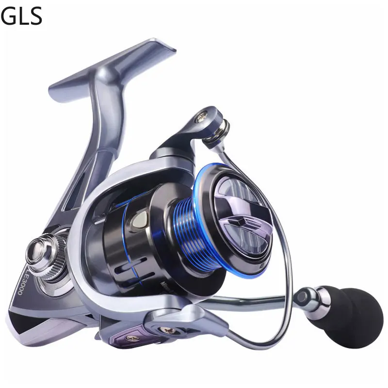 

GLS 12+1BB Anti-corrosion Saltwater Freshwater Fishing Wheel 1000-6000 High Strength Aluminum Spool Spinning Reel