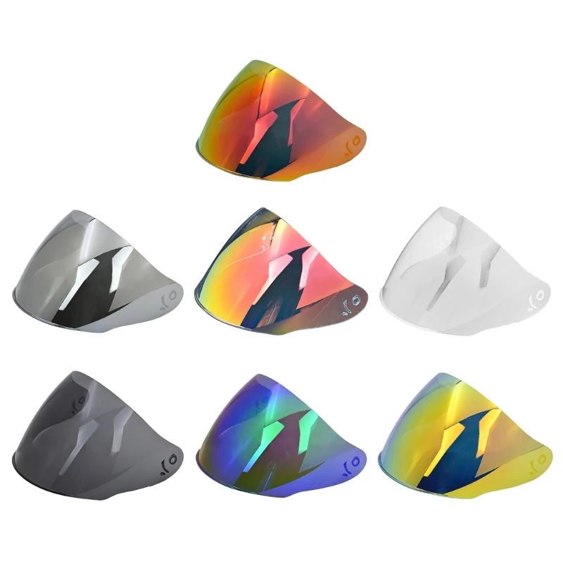 

MotorcycleHelmet Glass Replacement Motorbike Half Helmet Visor forLS2 OF608 Helmet Sheild Lens Visor MotoAccessories