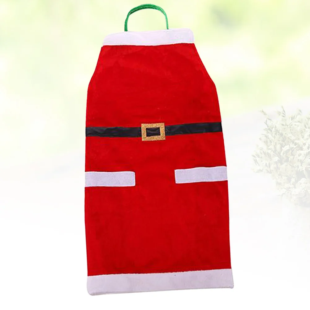 

Apron Aprons Christmasbaking Cooking Holiday Santa Chef Claus Funny Server Bbq Sleeveless Costume Novelty Grill Elf Kitchen