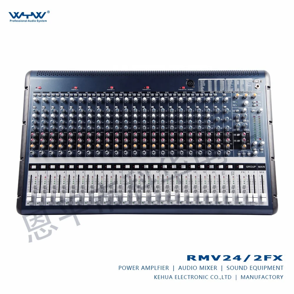 

RMV24/2FX USB 20Mono 2Stereo Channels Professional sound Mixer