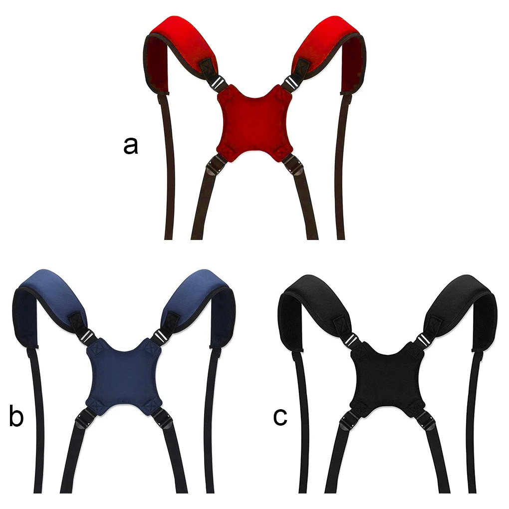 

Double Shoulder Golf Bag Strap Pad Adjustable Soft Straps