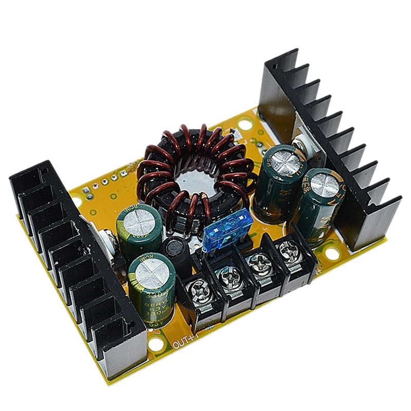 

10A DC 7V-36V DC High-Power Adjustable Step-Down Power Supply Module, Constant Voltage Constant Current With LCD Screen