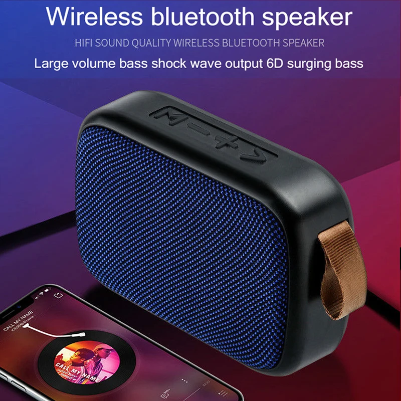 

B02 Wireless Bluetooth Speaker Mini Subwoofer Support TF Card Small Radio Player Outdoor Portable Sports Audio Support 16GB