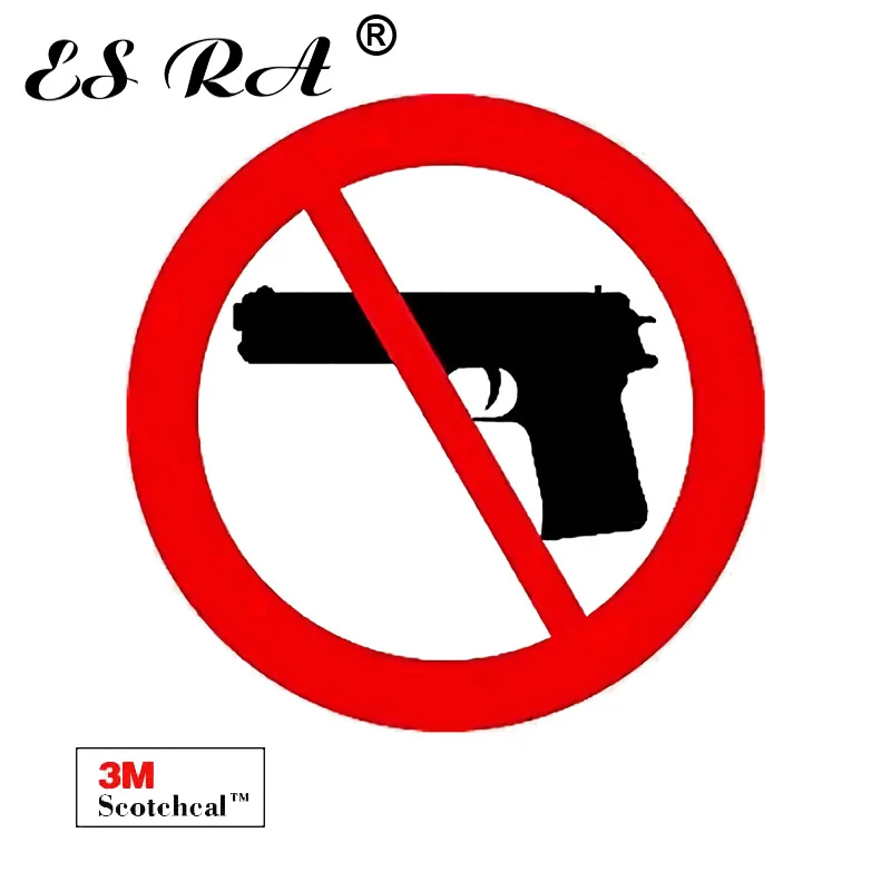 

Car Stickers No Gun Sign Pegatinas Military Decals Waterproof Vinyl for Motor Pitcher Fridge Skateboard Luggage