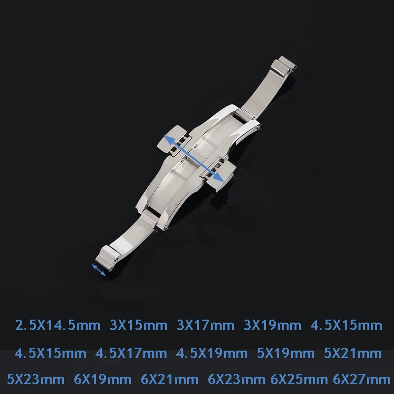 Фото Пряжка для часов T41 T035 T97 T099 из нержавеющей стали с пряжкой-бабочкой T Series 1853 мужские и женские полностью стальные пряжки №3