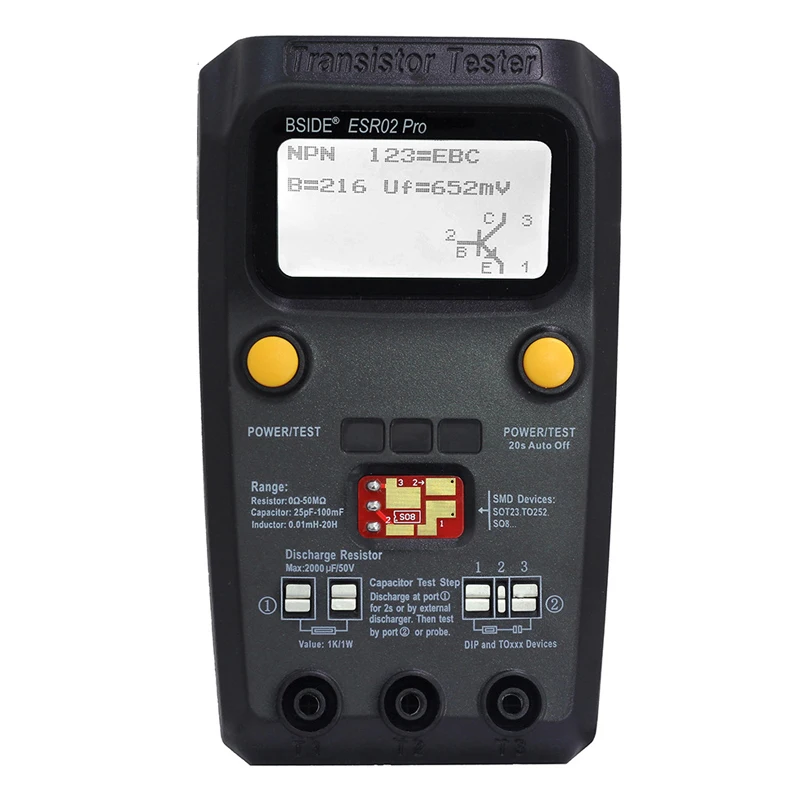 

BSIDE ESR02pro Тестер транзисторов