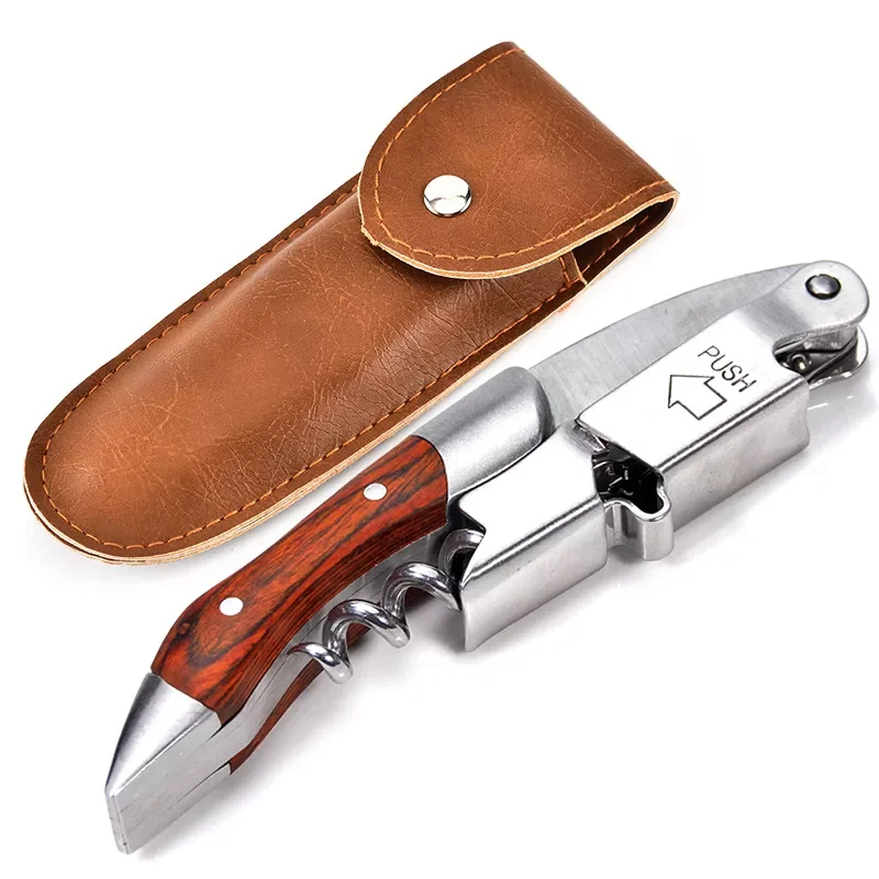 

Opener, Professional Waiters Corkscrew, PU Bag, Bottle Opener and Foil Cutter Gift for Wine Lovers