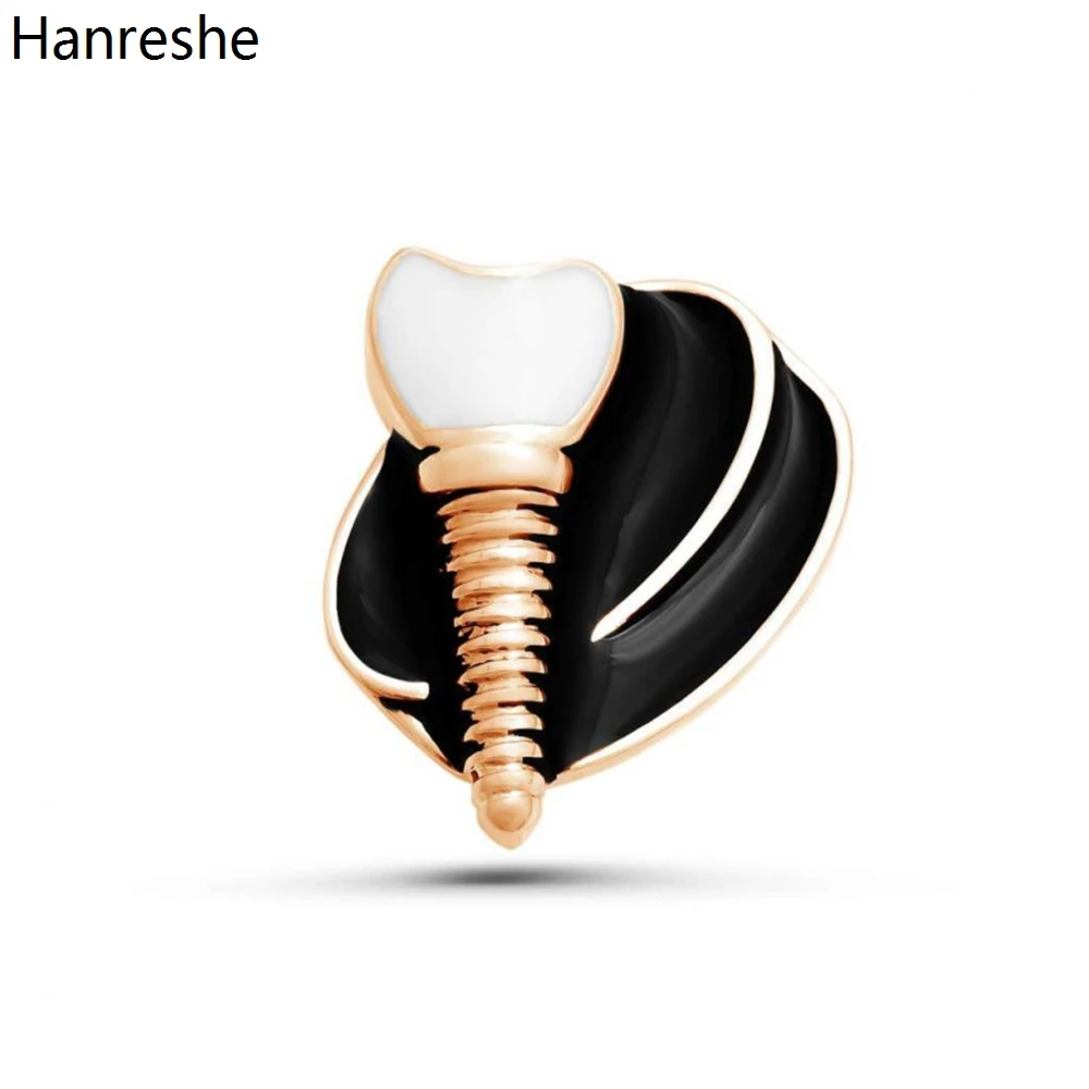 

Hanreshe New Dentist Dental Brooch Pin Medical Lapel Backpack Enamel Badge Jewelry Accessories for Dentist Nurse