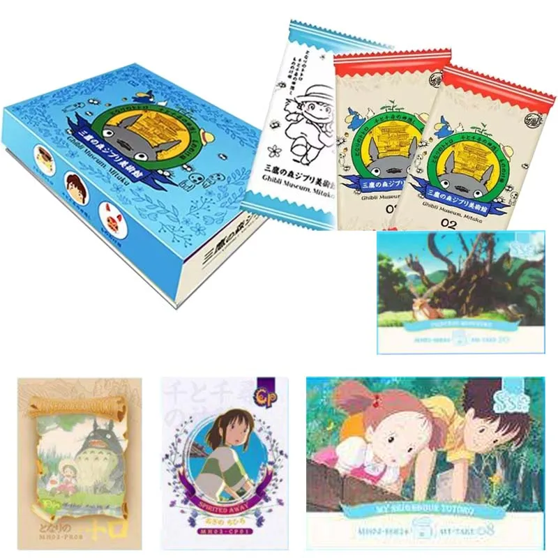 Новинка, аниме серия Hayao Miyazaki The Studio ghiдоступ, коллекционные карты Dx Ssp, искусственные подарочные настольные игрушки на Рождество
