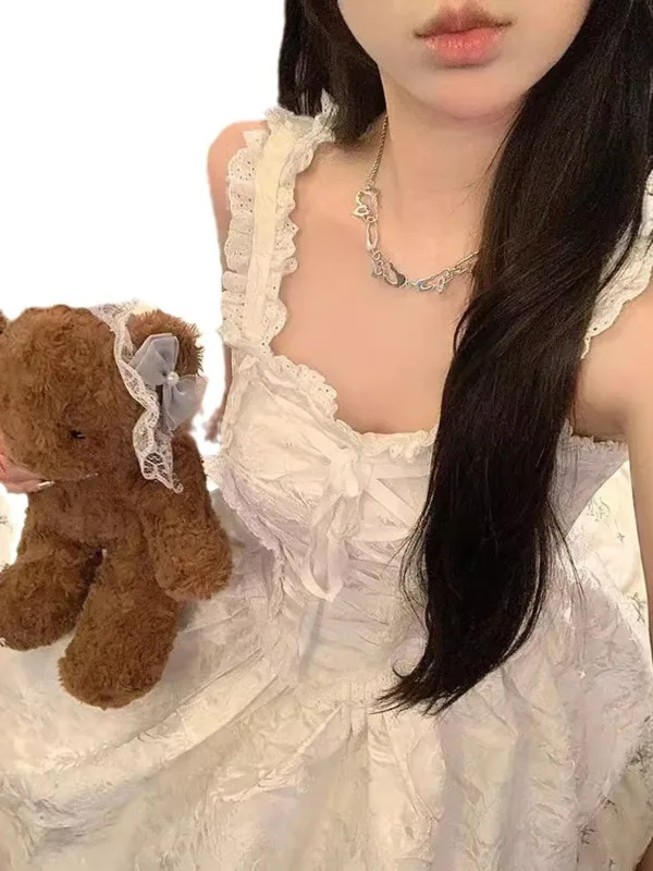 Женское белое платье Y70Z