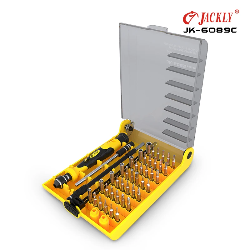 JACKLY JK-6089C Профессиональный портативный набор отверток для мобильного телефона