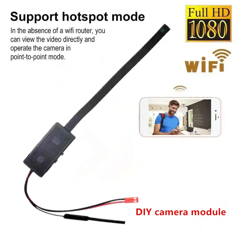 

Mini Camera HD 4K 1080P Wifi Micro Camcorder Portable Wireless Module Video Record Support Remote View P2P Camera Secret Cam