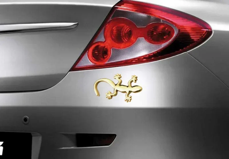 Стайлинг автомобиля 3D металлический Gecko Наклейки с ящерицей для SEAT Ibiza Leon Toledo Arosa