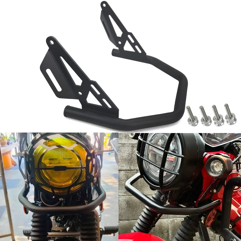 Фото Кронштейн для фары и переднего бампера Honda CT125 Hunter Cub Trail 125, не требующий разборки, с креплением для инструментального ящика №1