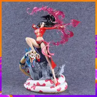 Anime One Piece Figure GK Snake Princess Boa Hancock Figma Slave Arrow Battle Statue 14 Inch PVC Model Collection Gift Toys