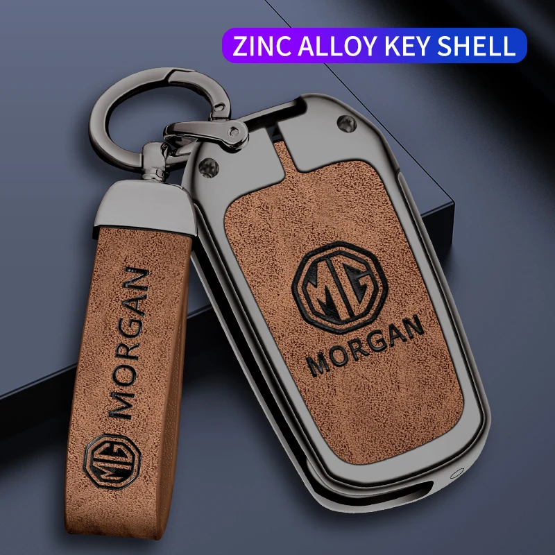 

Car Key Case Cover Shell Bag Holder Full Protection Fob For MG MG3 MG5 MG6 MG7 GT GS Keychain Decoration Auto Interior Accessory