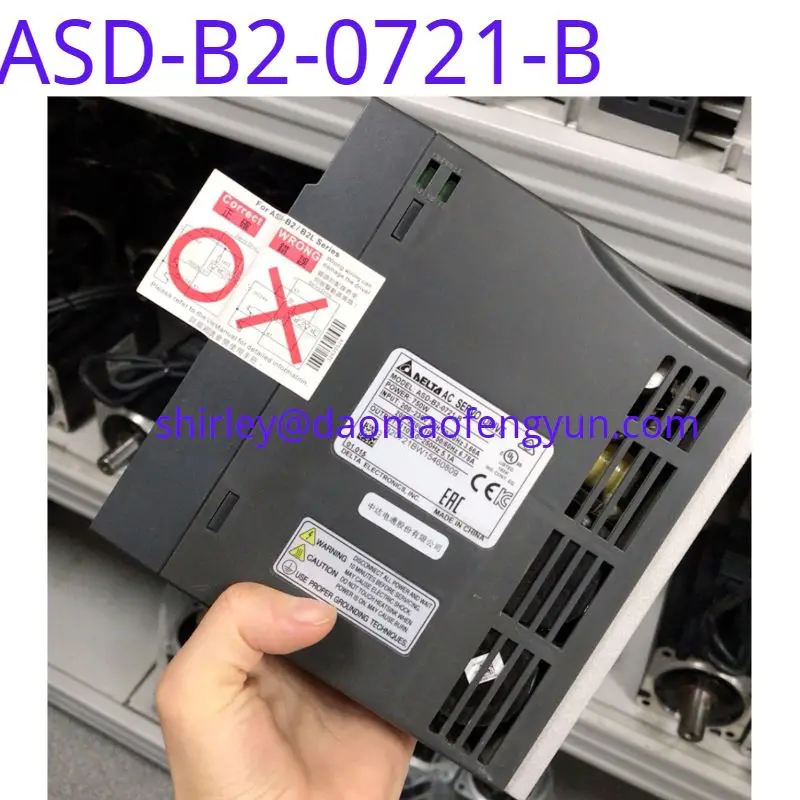 

Used Delta servo driver 750W drives ASD - B2-0721-B equipment disassembly function OK