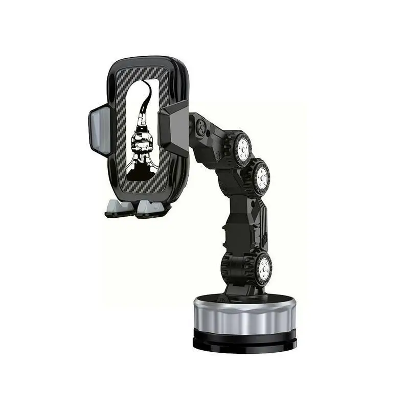 360 Degree Rotatable Phone Holder Suction Cup Mount Windshield Dashboard Front Mount ​Universal ​Bracket Center Black Conso N3E7