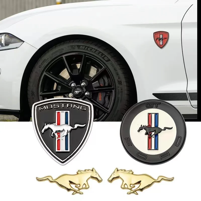 

Применимо к автомобильным наклейкам Ford Mustang, боковое крыло, задний багажник, эмблема, наклейка, автомобильные аксессуары