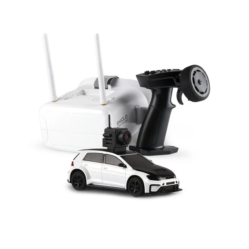 Фото Sniclo 1/43 Immersive Fpv Гоночная игрушка с дистанционным управлением Спортивный автомобиль Sisilok Ca51 Дрифтовый автомобиль с полным приводом №2