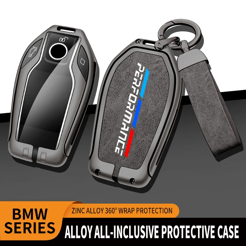 

Car Zinc Alloy Key Case Bag Key Chain Metal Key Shell For BMW Performance E46 E90 E60 E39 F30 F10 E36 E87 X3 X5 E91 E92 F20 G30