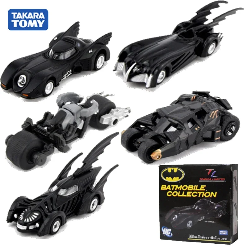 Оригинальный коллекционный автомобиль Tomica Batmobile литый под давлением модель 1/64
