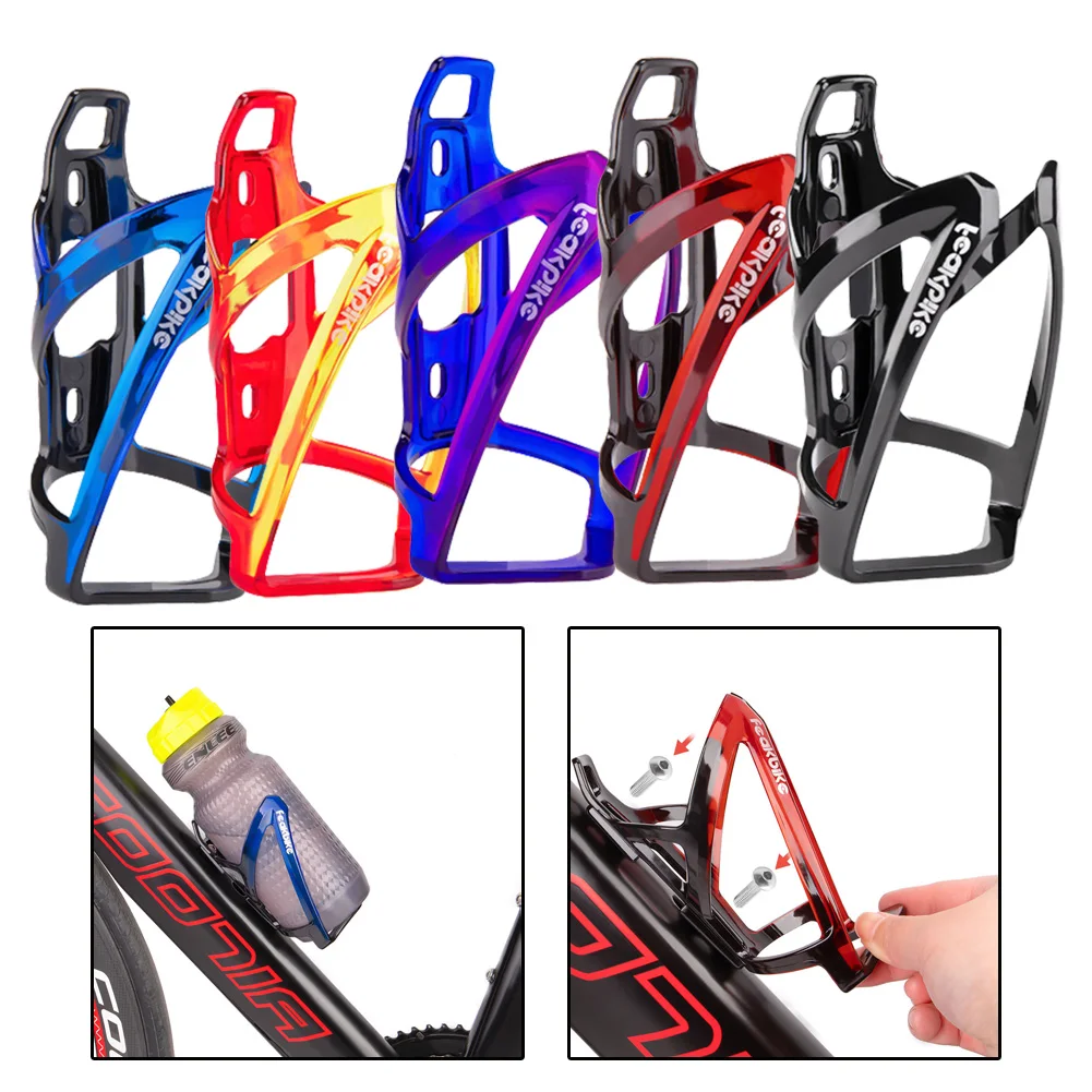 

Bike Water Bottle Holder Lightweight Plastic Universal Bicycle Bottle Cage MTB Road Bike Bottle Rack Holder Cycling Accessories