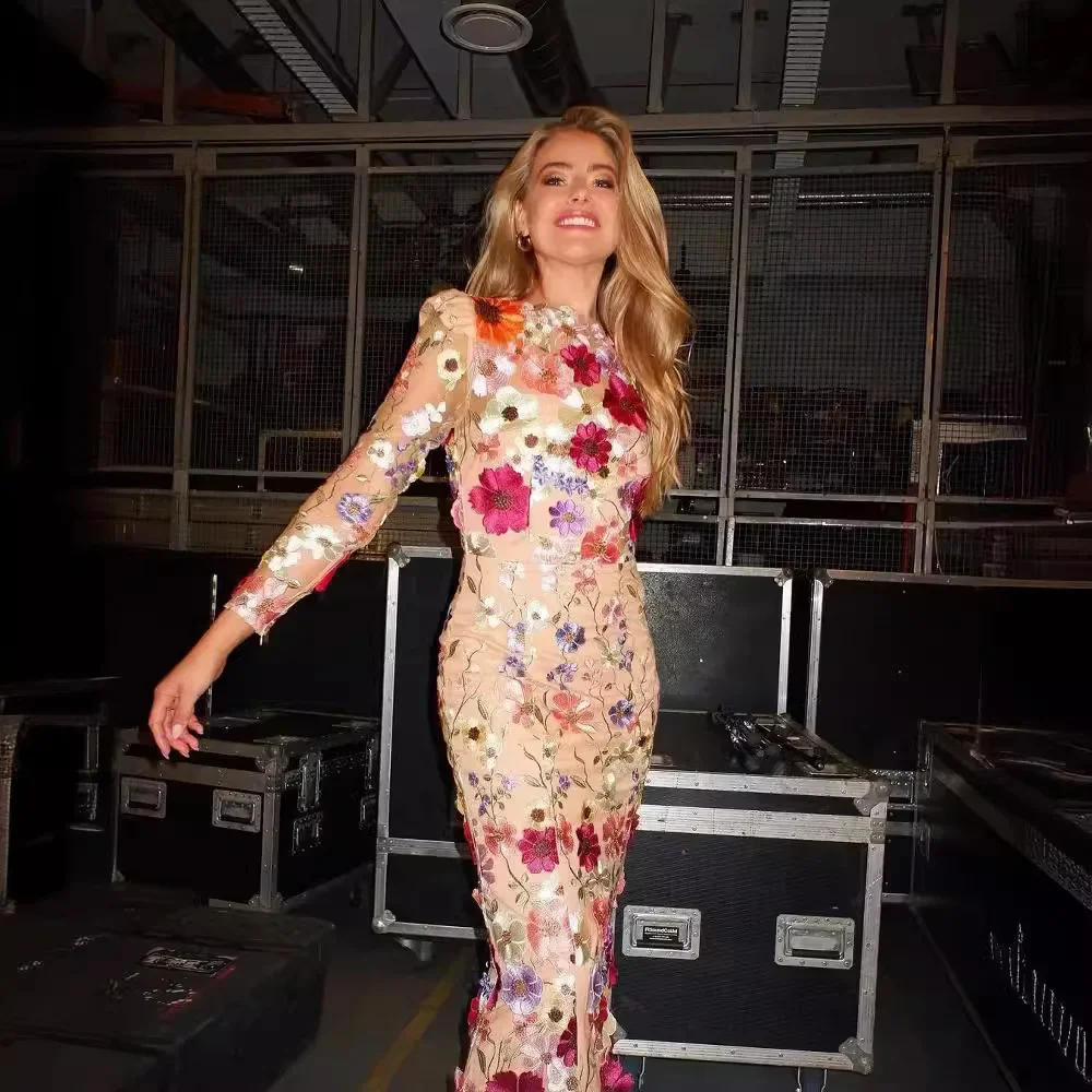 Европейская американская весенне-летняя цветная трехмерная сетчатая пряжа с