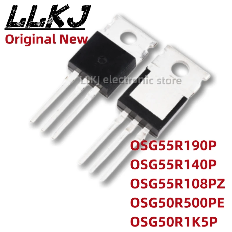 

1 шт. OSG55R190P OSG55R140P OSG55R108PZ OSG50R500PE OSG50R1K5P TO220 MOS FET TO-220