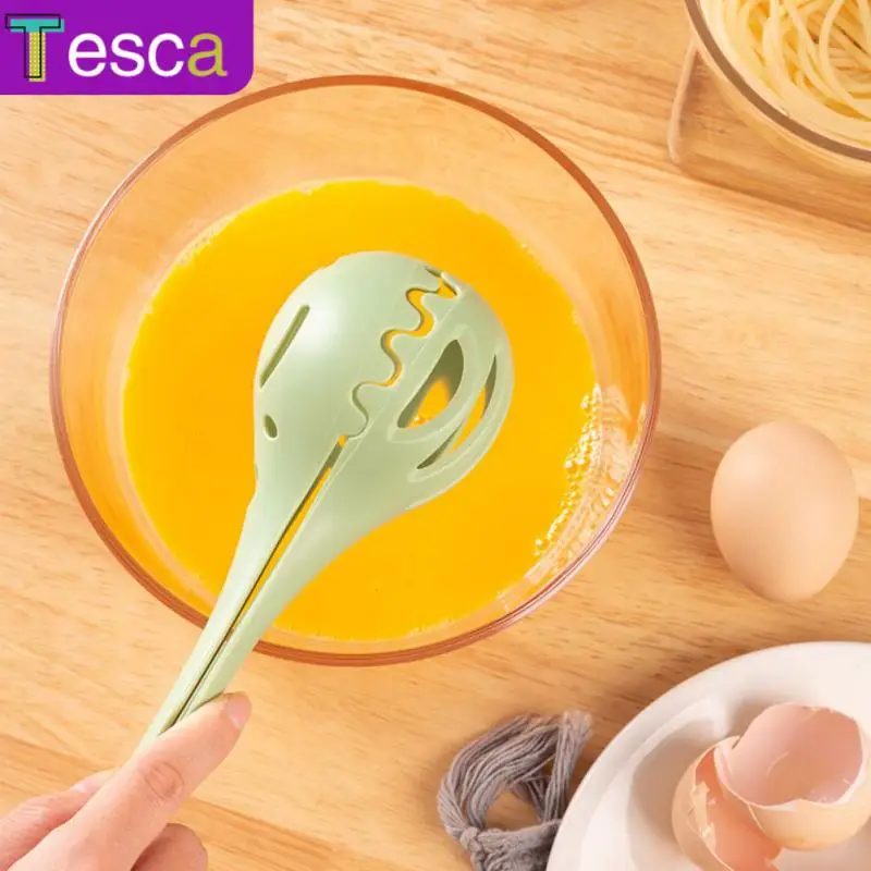 

Manual Two-in-one Egg Catcher Spaghetti Tongs Noodles Clip Boiled Egg Clip Kitchen Gadgets Labor-saving Egg White Separator