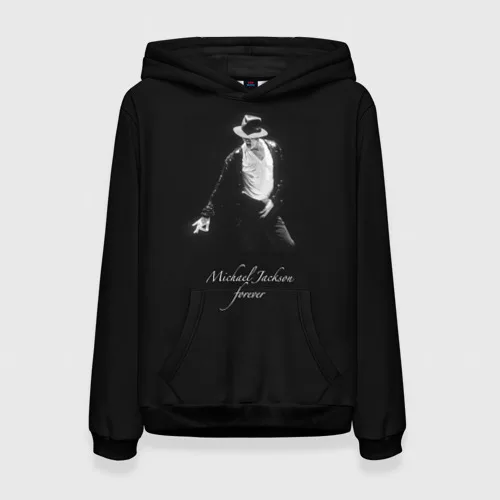 Женская толстовка 3D Майкл Джексон. Билли Джин |