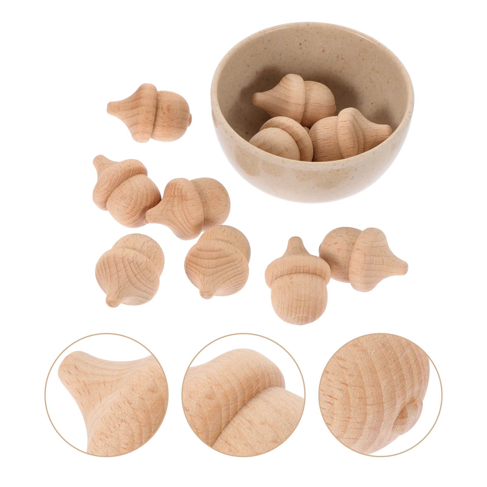 

1 set of Simulated Kitchen Toys Simulation Acorn Wooden Kitchen Plaything
