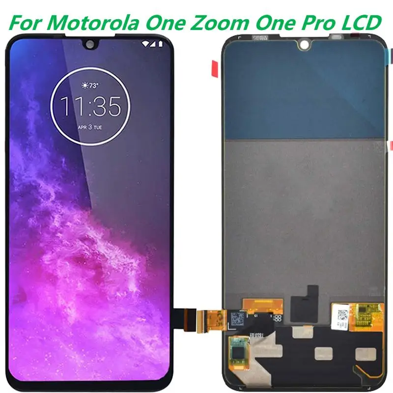 

Original 6.39" Display For Motorola Moto One Zoom XT2010 One Pro LCD Display Touch Screen Digitizer Assembly Replacement