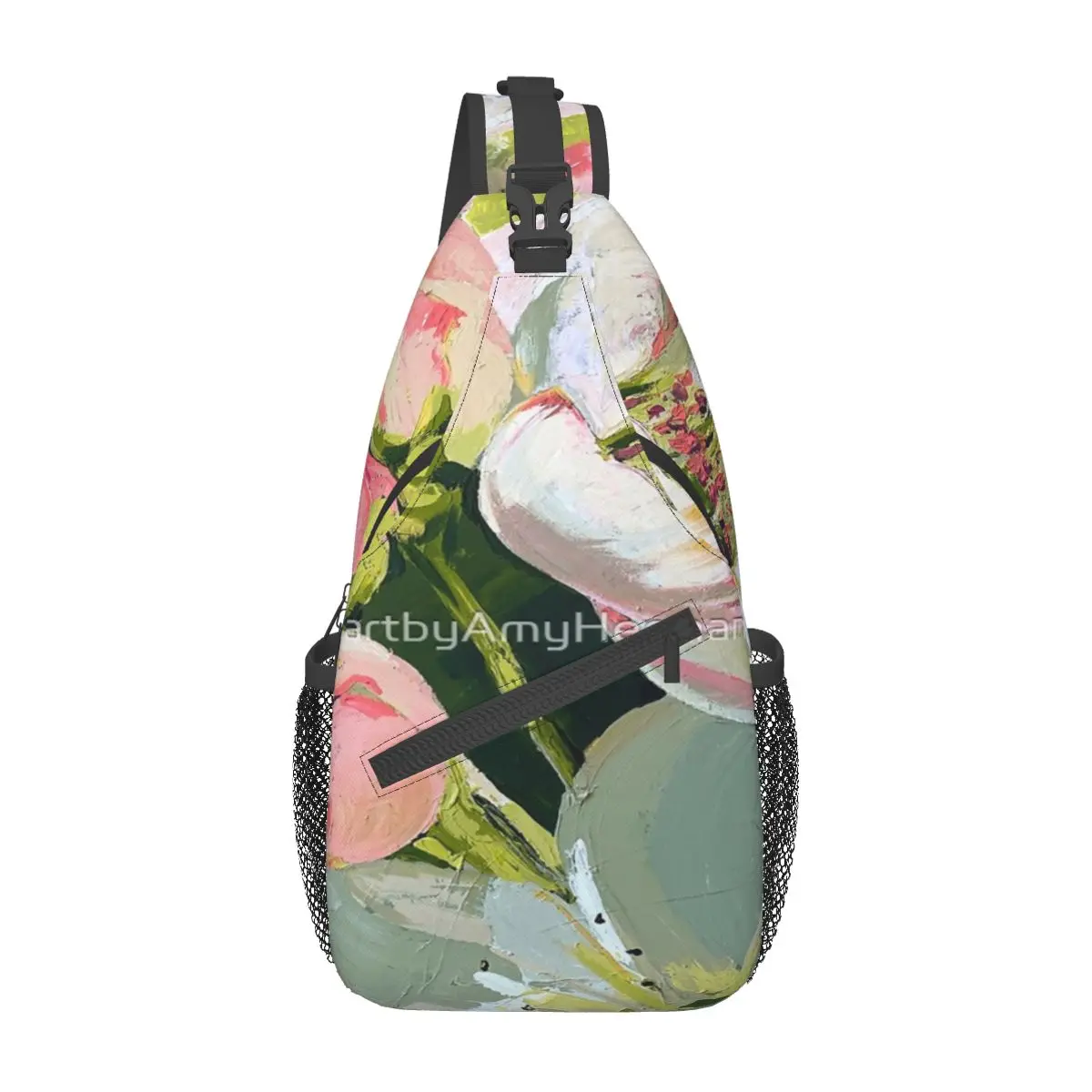 

Акриловая нагрудная сумка с изображением золотого цветка груши, индивидуальный дизайн, для офиса, хороший подарок, настраиваемый