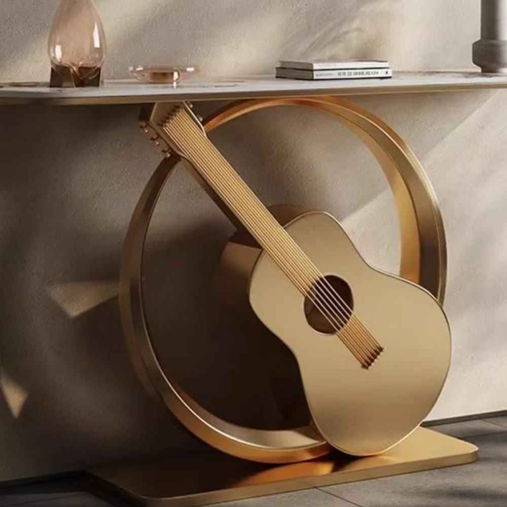 Роскошный эстетический консольный столик мраморный минималистичный уникальный