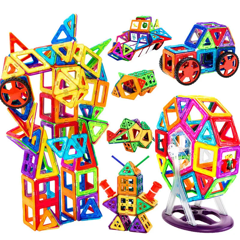 

Big Size Magnetic Designer Construction Set 3D Magnetic Blocks Model Building Toys Educational Toys For Children Gifts