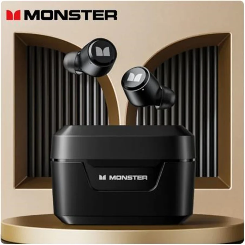 

Monster XKT05 TWS 5.0 Wireless Headphones Bluetooth Earphones Sports Earbuds Noise Reduction Headset Earpods New