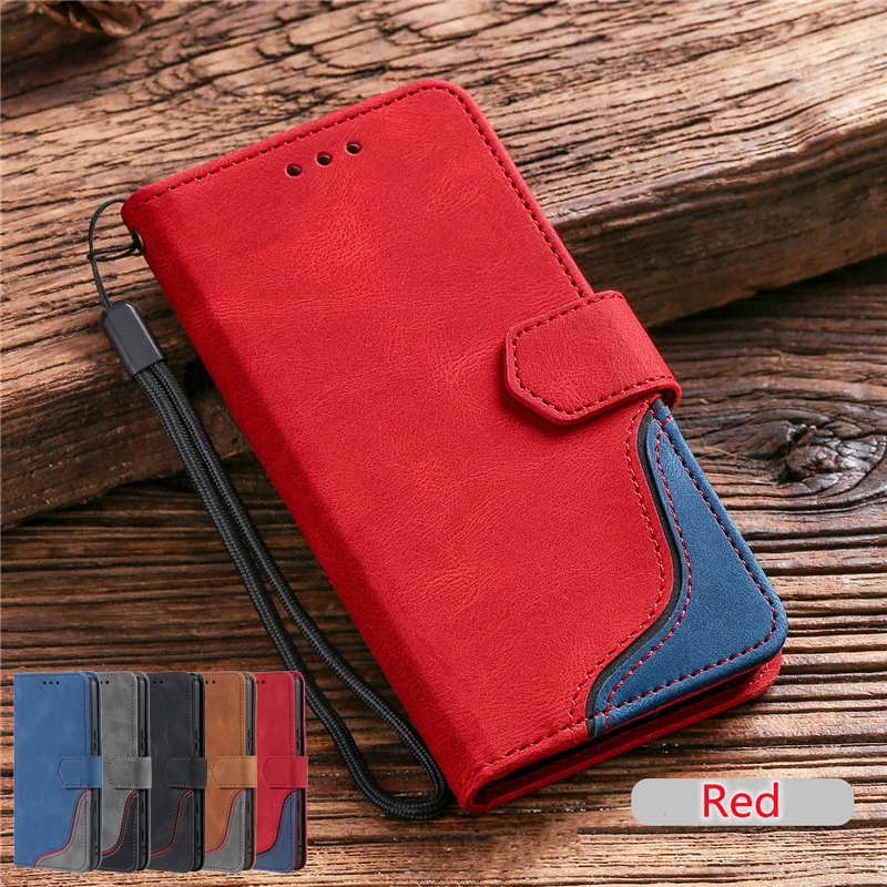 

Luxury Contrast Color Leather Flip Case For Google Pixel 6 Pro Pixel6 Pro 6Pro Protection Phone Cases Wallet Cover Capa Etui