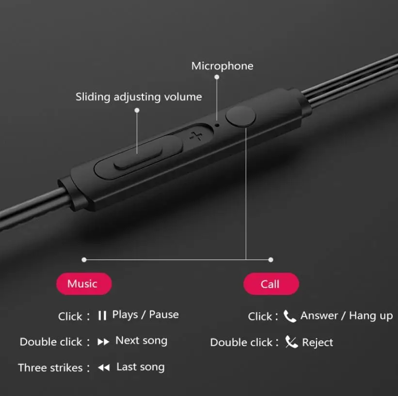 type c wired headphones music sport headset in ear earphone with microphone universal for xiaomi android smartphone earbuds free global shipping