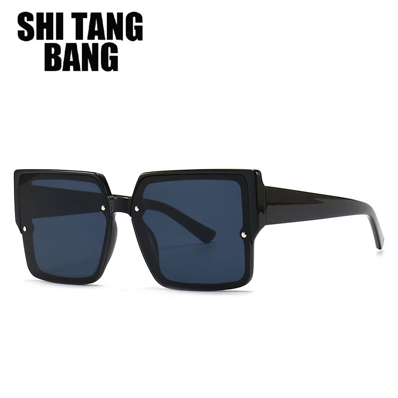 

2022 New Brand Luxury Punk Contracted Quality Square Sunglasses Women Oversized Uv Protection Ladies Paris Fashion Glasses Man